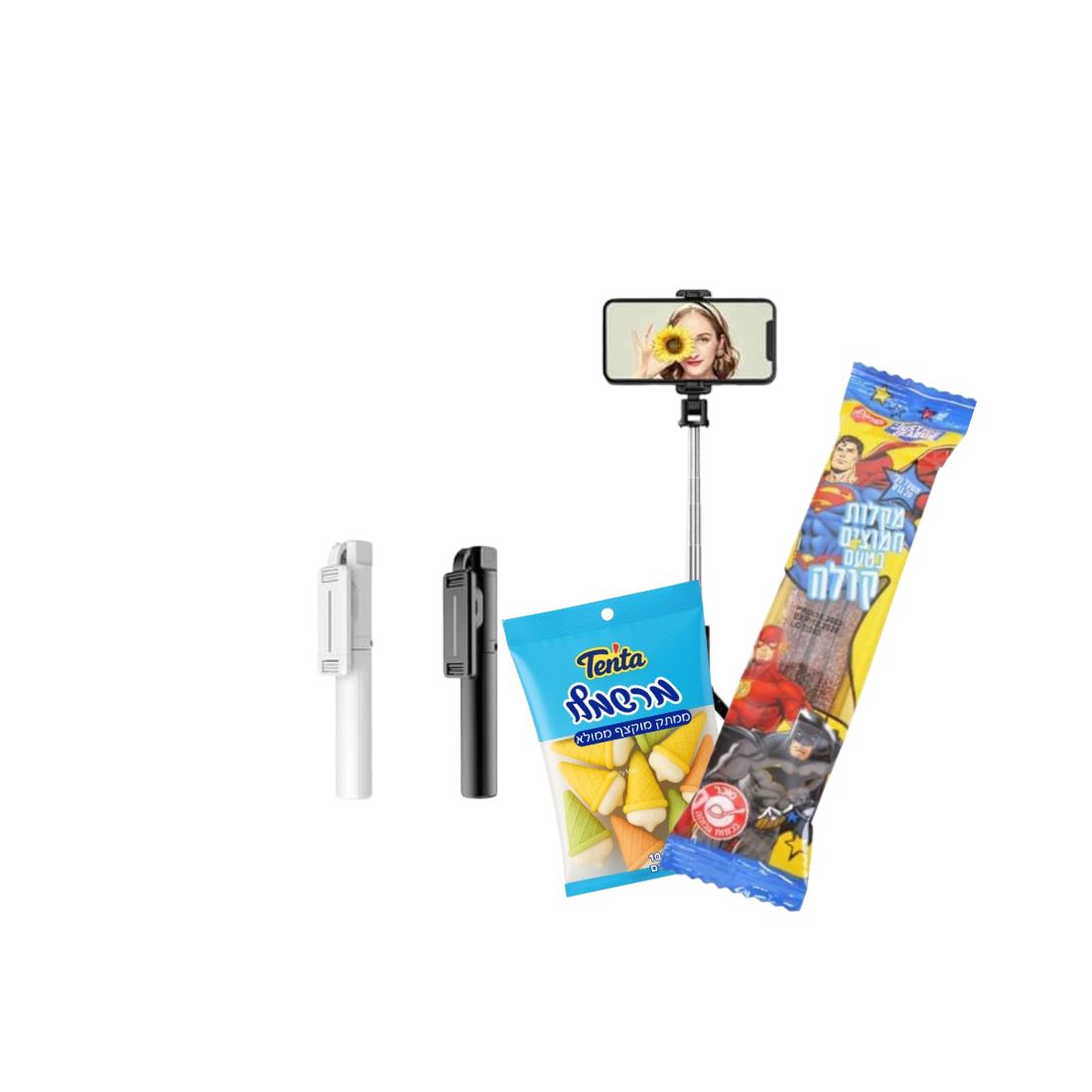 מוט סלפי בתוספת מתוקים מוט סלפי בתוספת מתוקים