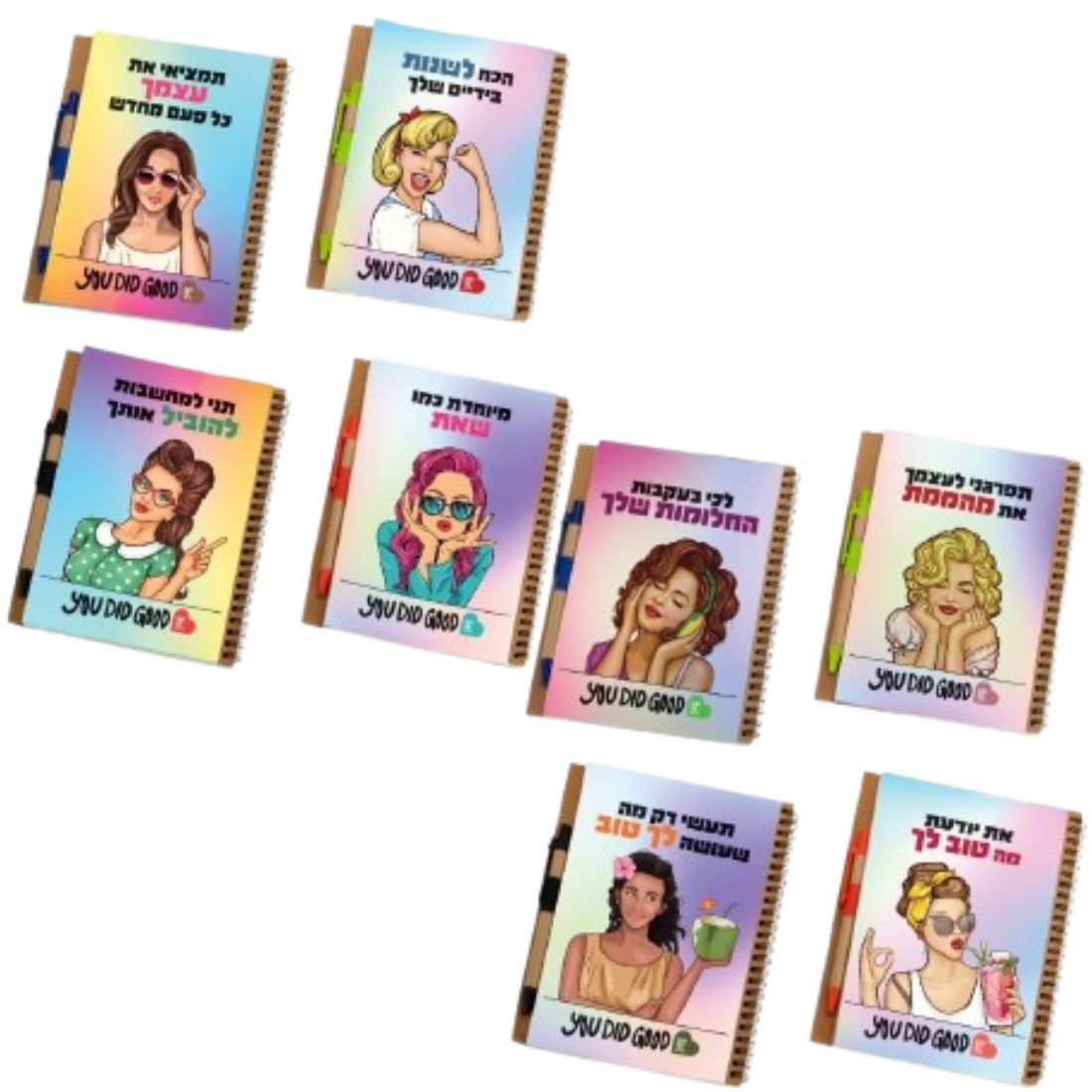 מחברת ועט סופר ג'ירל מחברת ועט סופר ג'ירל