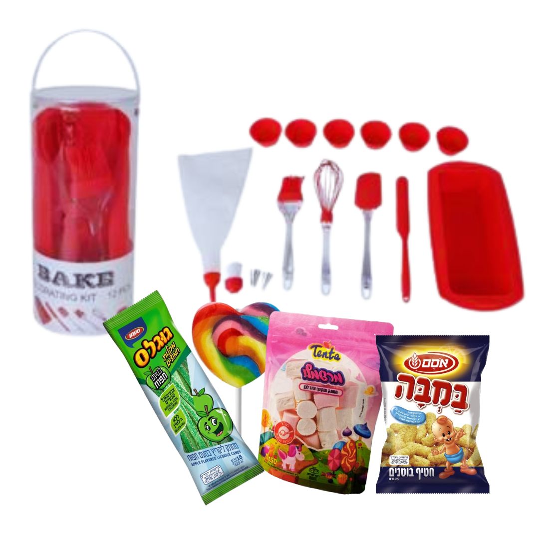 סט אפייה מסיליקון ומתוקים סט אפייה מסיליקון ומתוקים